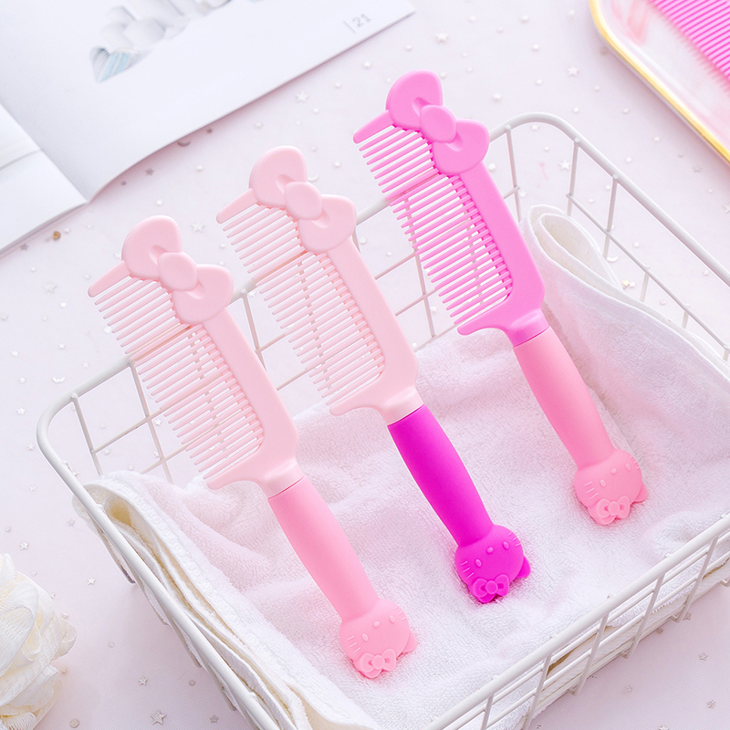 Children's girl heart comb soft girl female net red girl cute Korean version small fresh girl home hairdressing plastic