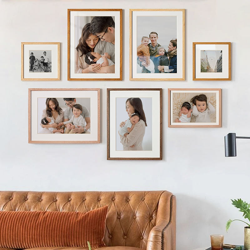 Photo Wall Print Photo Frame Custom photo wall Enlarged Wall-mounted picture frame Framed Creative Composition Living Room Decoration Painting