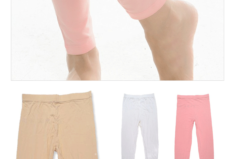 Pantalon collant jeunesse simple en coton - Ref 772756 Image 18