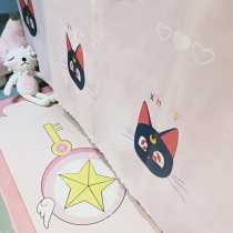 Student Dormitory Bed Curtain upper Girl Hearts Woman Dorm Room Shade Cloth Curtain Subbed Princess Bed Mantle Cute Cartoon
