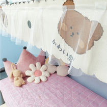 Lower Paving Shading Curtain Brow Student Bed Magic Sticker Curtain Head Dorm Bed Light Blocking Crossbrow With Dorm Room Anti-Leak Light Cloth Head
