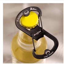 American Nai Ai Creative Stainless Steel Beer Bottle Opener Outdoor Carabiner Keychain