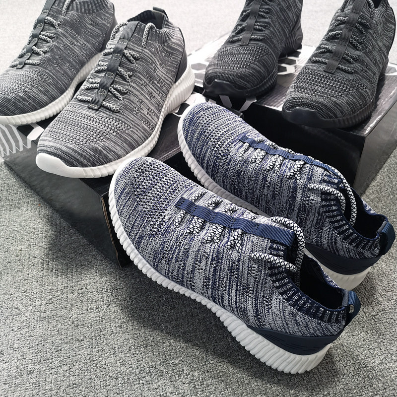 Fly general feeling as one fly weaving ultra - light foam soles men breathable sports fitness low - helping casual shoes