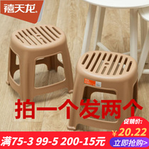 Jubilee Dragon Plastic Stool Home Thickening Eu Style Chair Fashion Creative Short Stool Plastic Stool Brief Bench