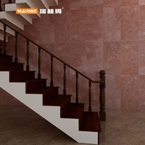 REAHOME stone rock wallpaper wallpaper natural slate ultra-thin ultra-light Germany imported red