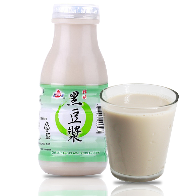 Taiwan Imports Zhengkang Pure Black Soy Milk Bean Milk 170mlx12 Bottled Vegetal Protein Drink Healthy Breakfast