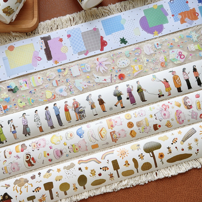 【Vol.8 New Tape】Practical Salt Series Collage Decorative Tape Writing Paper Tape Cutting Film from Wave Particle Store 【Vol.8 New Tape】Practical Salt Series Collage Decorative Tape Writing Paper Tape Cutting Film from Wave Particle Store