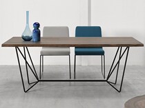 Solid wood conference table industrial style negotiation table designer desk fashion table chair log office computer long table
