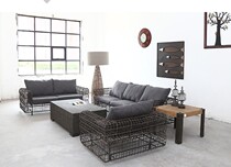 Nordic Designer Sofa Modern Minimalist Living-room Café Fabric Sofa Loft Industrial Wind Iron Art Sofa