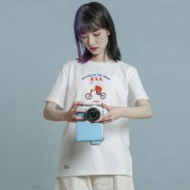 BUGOU original brand does not grow up does not finish does not fall does not fall creative couple T-shirt short-sleeved