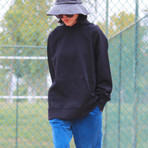 BUGOU original brand solid color sweater hoodie designer national tide creative couple outfit men and women with the same cotton