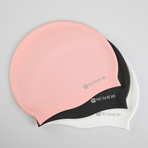Silicone Swimming Cap Woman Waterproof Without Stranglehead Lady Ear Care Professional Fashion Tide long hair Large number spa swimming cap