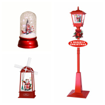 New Years festive atmosphere decoration snow lights music snow spray snow ornaments Christmas floor street lights gifts for children