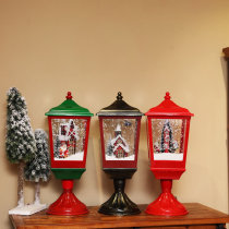 Creative New Year Christmas gifts European music spray snow decorative lights Wealth desktop ornaments shopping mall window living room