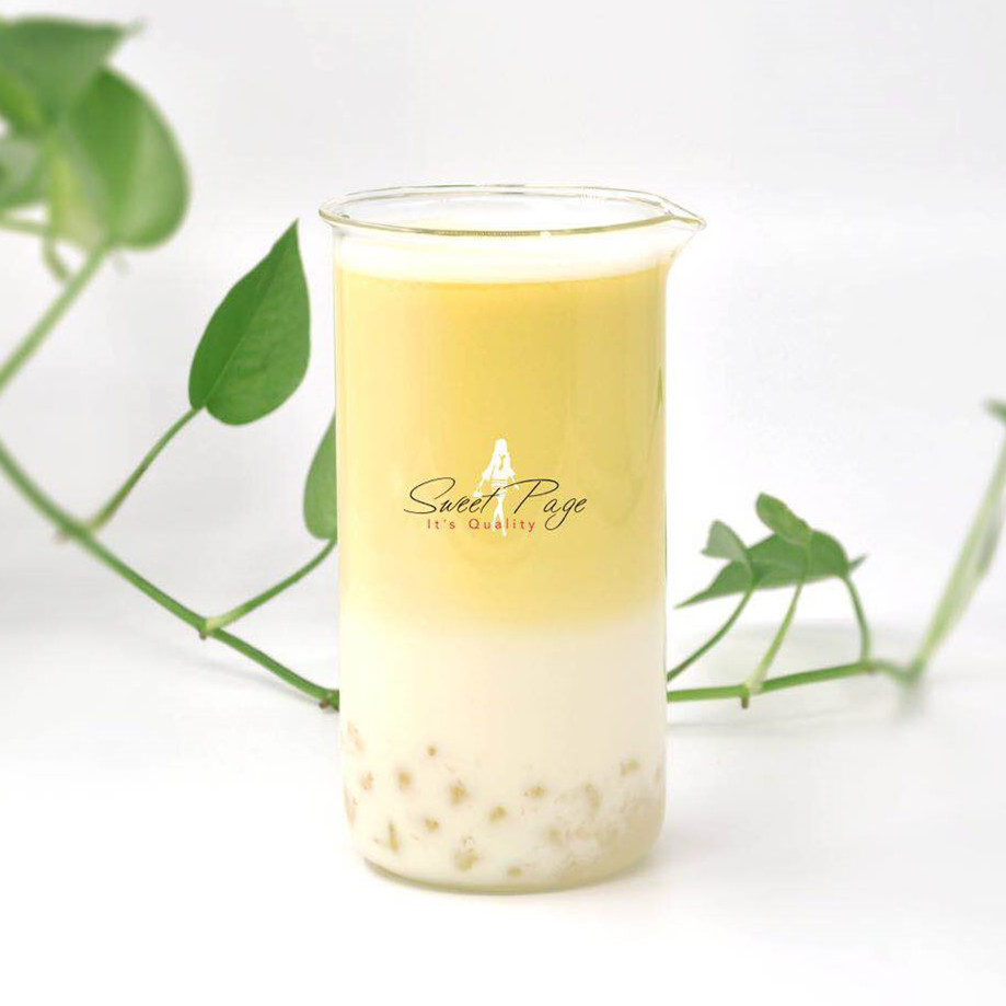 Korea SweetPage Banana Latte Powder Net Red Banana Latte Yellow Velvet Latte 500g Matcha Powder Cream