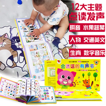 Click to Read Audio Books Baby Toddler Pupil Early Learning Wisdom Wallchart English Cognitive Piano Digital Animal Fruit