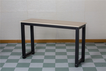Modern minimalist computer strip table meeting table working table rectangular table office furniture table steel frame subtable