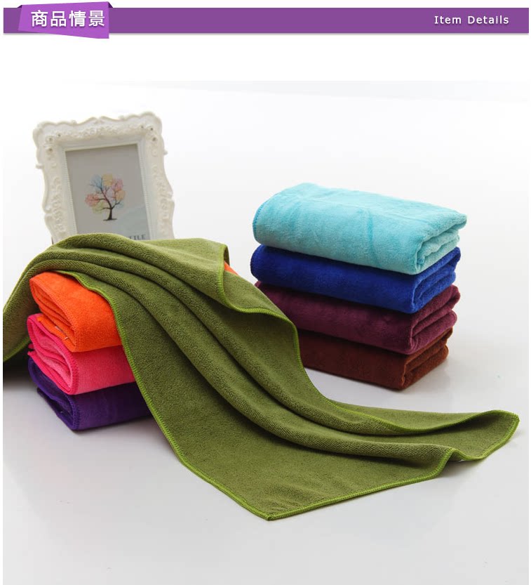 Factory direct sales of microfiber 400g㎡ beauty salon towel car wash towel super absorbent hairdressing towel