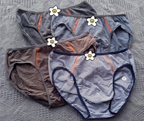 Niuhuo Mens Large Size Pure Cotton Underwear Boys Elastic Cotton Briefs Bottoms