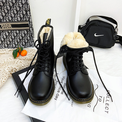 taobao agent Martens, winter keep warm universal footwear English style, high low boots, 2022, British style