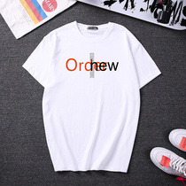 Black technology cool summer thin round neck non-ironing short sleeve T-shirt men's loose size literary casual shirt half sleeve