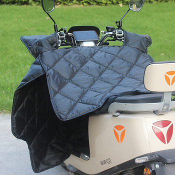 Electric Motorcycle Windshield Quilt, Medium-Thick Double-Sided Rainproof Battery Car Coldproof Four-Season Universal Spring & Fall Windproof Cover