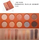 SH Zoeva Ten Color Eyeshadow Palette Ca cao Pumpkin Sauvignon Blanc Rose Gold Earth Spot - Bóng mắt Bóng mắt