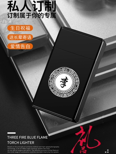 Защитная ветрозащитная креативная металлическая ретро зажигалка, популярно в интернете, делается под заказ