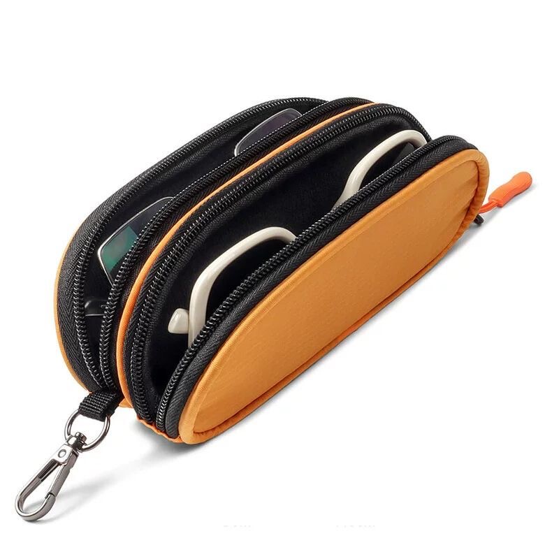 Ready-Made Nylon Strap Hook-Shaped Glasses Case for Men and Women, Creative Leather Dust-Proof Glasses Storage Bag, Hanging Bag Ready-Made Nylon Strap Hook-Shaped Glasses Case for Men and Women, Creative Leather Dust-Proof Glasses Storage Bag, Hanging Bag