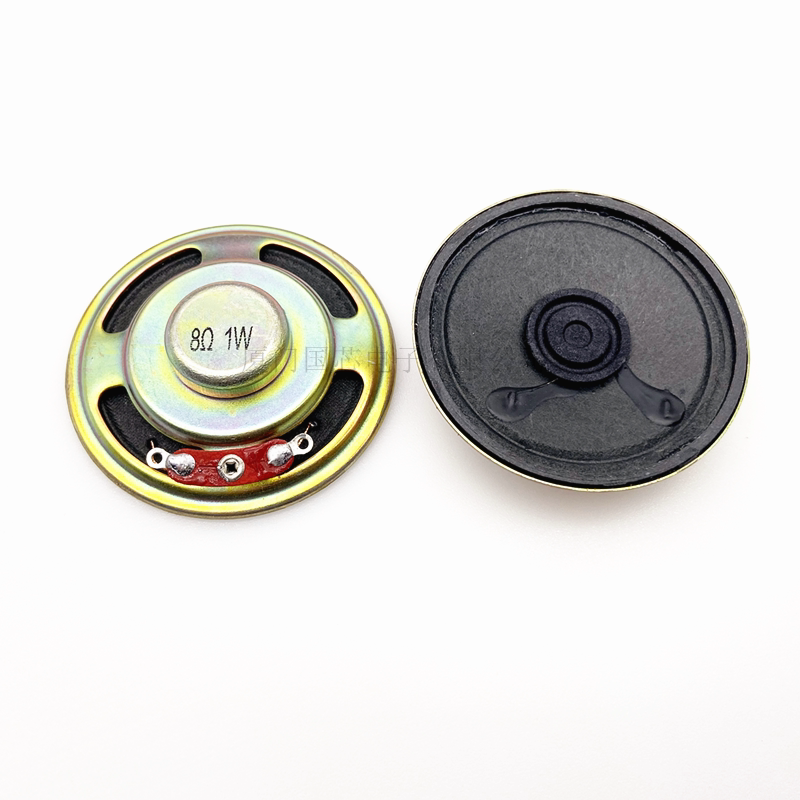 New product diameter 50mm speaker 8R1W paper pot iron magnetic voice alert alarm loudspeaker 8 o1W full frequency