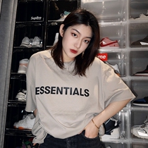 FOG complex line ESSENTIALS men and women chest letters short-sleeved couple 2021 new high street style loose T-shirt