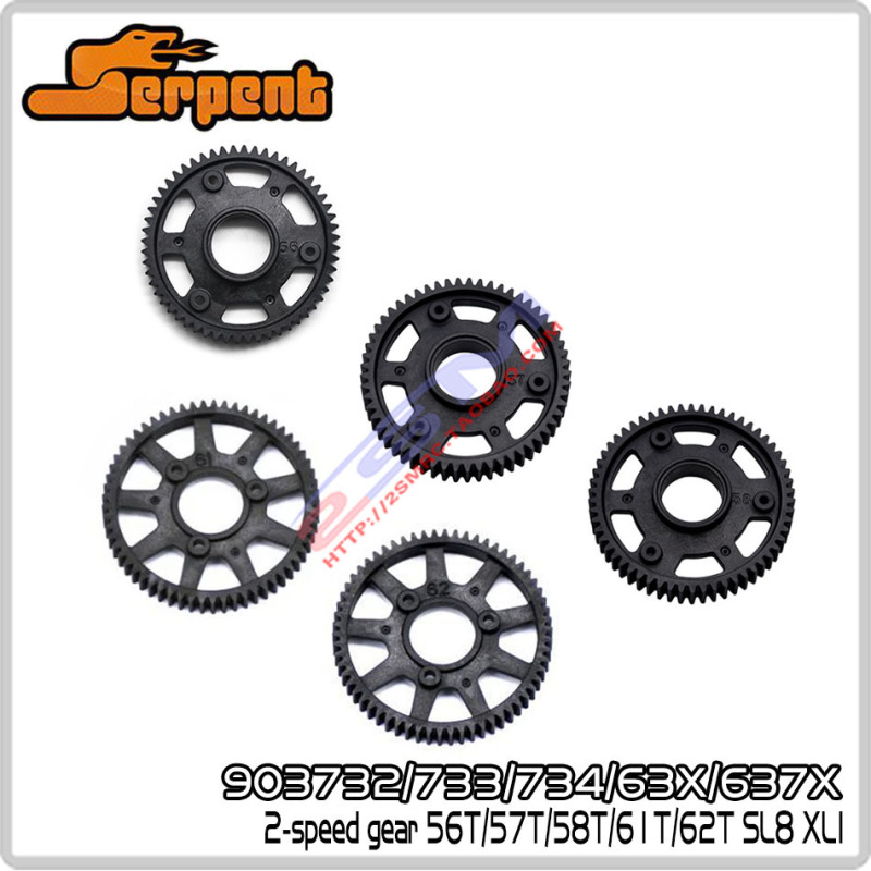 Serpent Srx8Gt Large Gear 56T-63T 903637X 903734 903733 Serpent Srx8Gt Large Gear 56T-63T 903637X 903734 903733