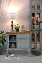 Retro porch cabinet bedside storage cabinet mirror screen old home furnishings soft foreign trade proofing solitary products