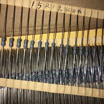 15R 1% 0 25W KOA thick copper foot metal film resistor 10 pieces 2 yuan