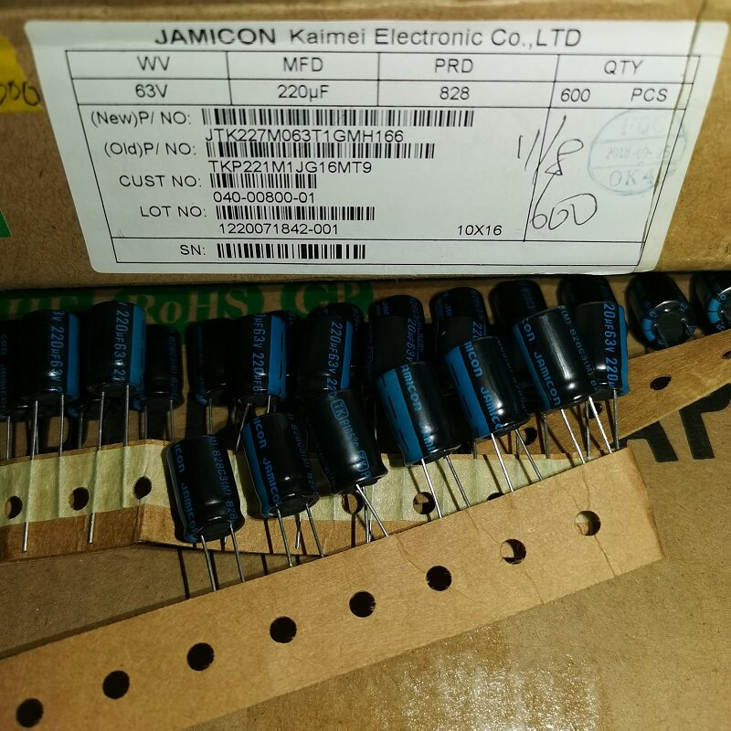 10 4 Yuan Jamicon 63V220UF TK105 градусов Электролитический электролиз емкость 10*16 мм небольшой объем удобство установка