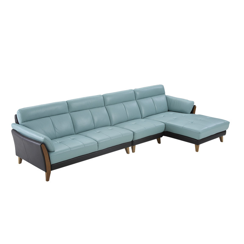 レッドスターマカリン公式旗艦店 – 左優 モダンミニマリスト ZY2517 ツーピース++シングルレザーソファ