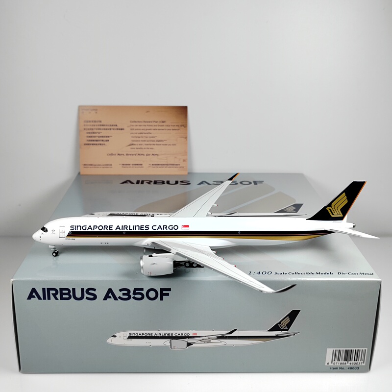 Ng Models 46003 1:400 Singapore Airlines Cargo A350F Alloy Model Aircraft