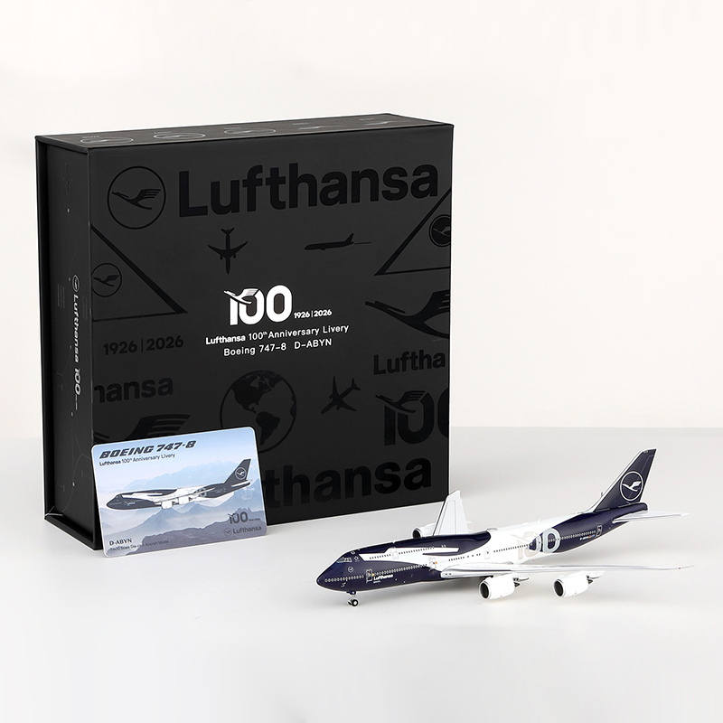 Hx 1:400 Lufthansa Airlines B747-8 D-Abyn A380 D-Aimh 100Th Anniversary Alloy Model Hx 1:400 Lufthansa Airlines B747-8 D-Abyn A380 D-Aimh 100Th Anniversary Alloy Model