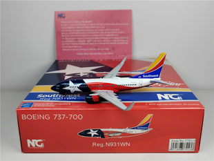 NG Models 77013 1:400 сша юго -запад авиация  B737-700 N931WN сплав модель