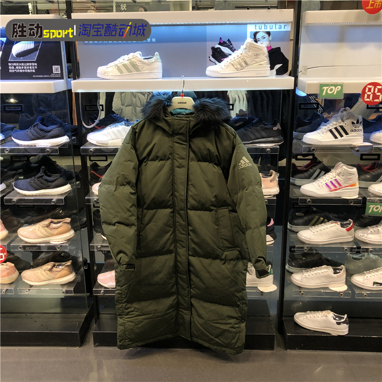 Áo khoác thể thao ngoài trời mới của Adidas 2018 dài trùm đầu xuống DM1921 1924 1922 - Thể thao xuống áo khoác áo phao béo