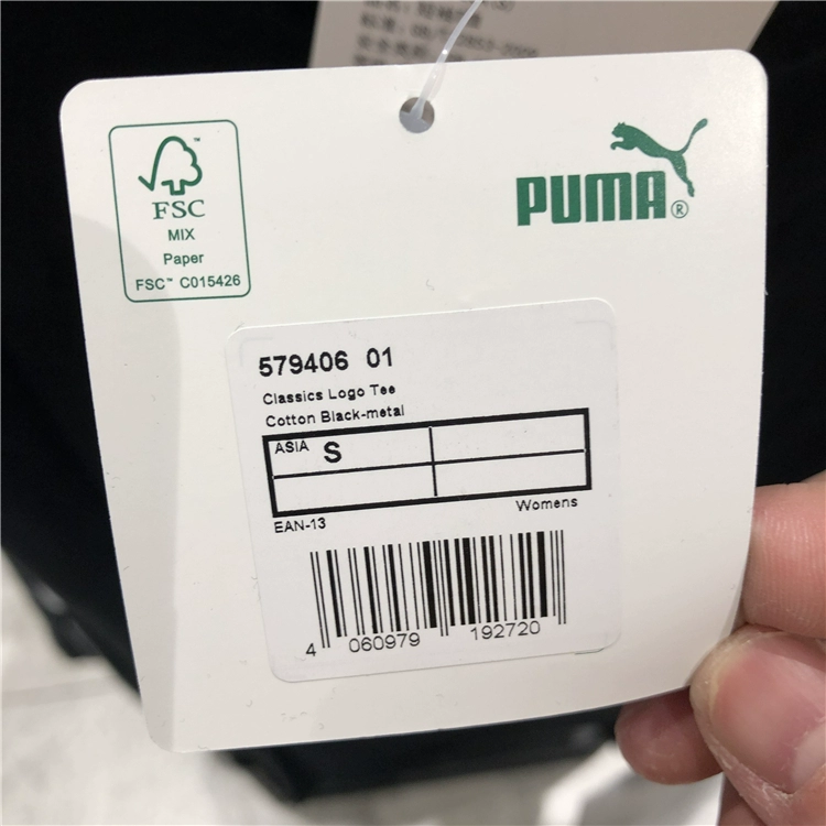 Áo puma nữ chính hãng 2019 mới thể thao thoáng khí thời trang in áo thun ngắn tay 579406-02 01 36 - Áo phông thể thao