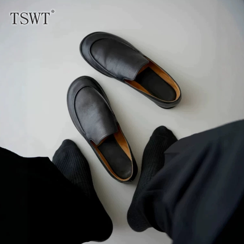 French Genuine Leather Old Money Style Loafers for Men, Minimalist Slip-On Moccasins, Versatile Men's Casual Leather Shoes French Genuine Leather Old Money Style Loafers for Men, Minimalist Slip-On Moccasins, Versatile Men's Casual Leather Shoes