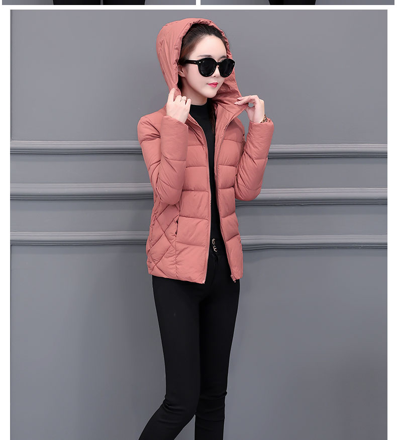 Quần áo mùa thu 2018 Hàn Quốc phiên bản áo khoác cotton mỏng chống mùa mới dành cho nữ ngắn xuống áo khoác cotton thời trang hoang dã áo phao đôi nam nữ