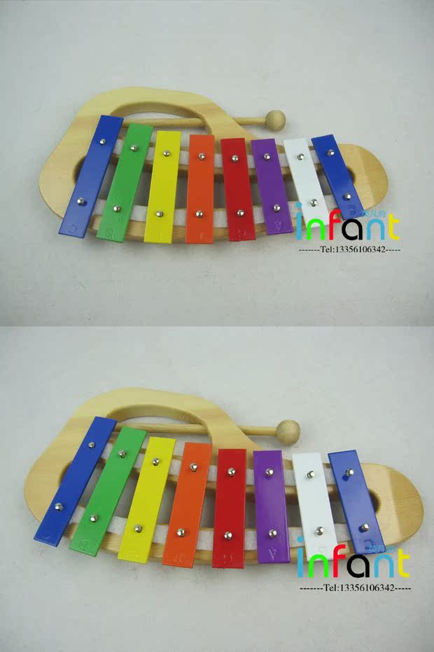 Nhạc cụ gõ Orff 8 hộp âm thanh Orff nhạc dạy đồ chơi phụ huynh-trẻ em - Đồ chơi nhạc cụ cho trẻ em đàn điện tử cho bé