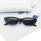 2024 New Black Sunglasses ins Trendy Korean Style Internet Celebrity Retro Small Frame Hip-Hop Sunglasses for Small Faces