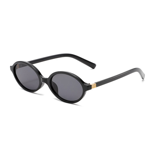 Sunglasses for Women 2024 New Style Small Round Frame ins High-End Retro Street Style Zhang Yuanying Same Style Glasses Trendy Sunglasses