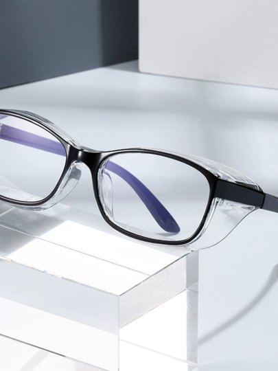 2025防花粉过敏眼镜女网红防蓝光抗辐射防雾防风沙骑行透明护目镜