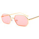 Retro Women's Korean Style Trendy Sunglasses 2025 New Style ins Retro Polygonal Small Frame Street Style