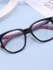 Retro Square Large-Frame Myopia Glasses for Women Can Be Equipped with Prescription Lenses, a No-Makeup Essential, Blue Light Blocking, Non-Prescription Eyeglass Frames