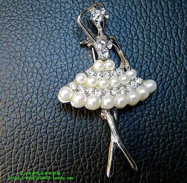 Broche femme en cristal artificiel - Ref 1183554 Image 14